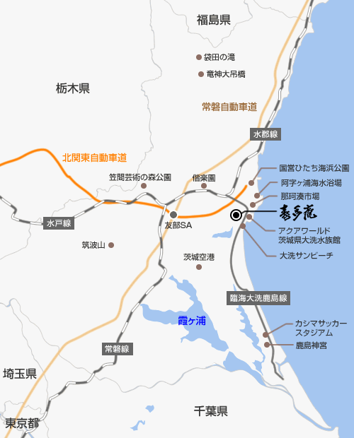 寿多庵（すだあん）アクセスマップ